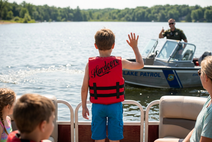 Hardcore Water Sports Premium Neo/Poly Life Jacket | USCG Approved Type III Life Vest for Waterskiing, Boating, Wakeboarding, Canoeing, Tubing