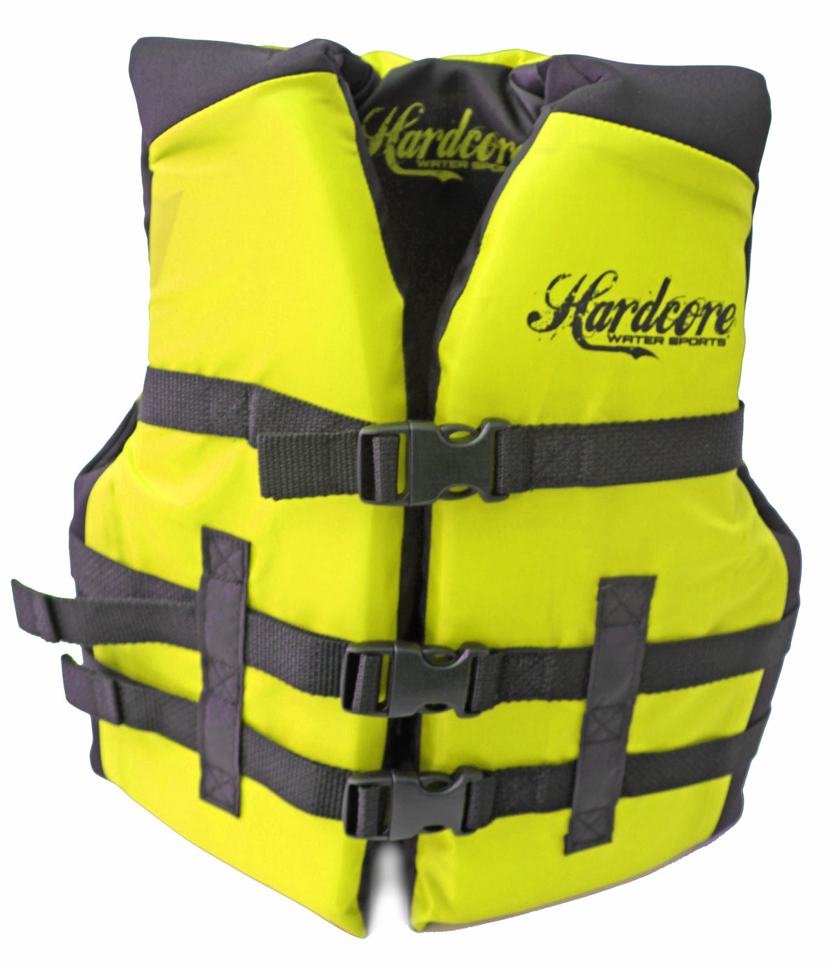 Hardcore Water Sports Premium Neo/Poly Life Jacket | USCG Approved Type III Life Vest for Waterskiing, Boating, Wakeboarding, Canoeing, Tubing