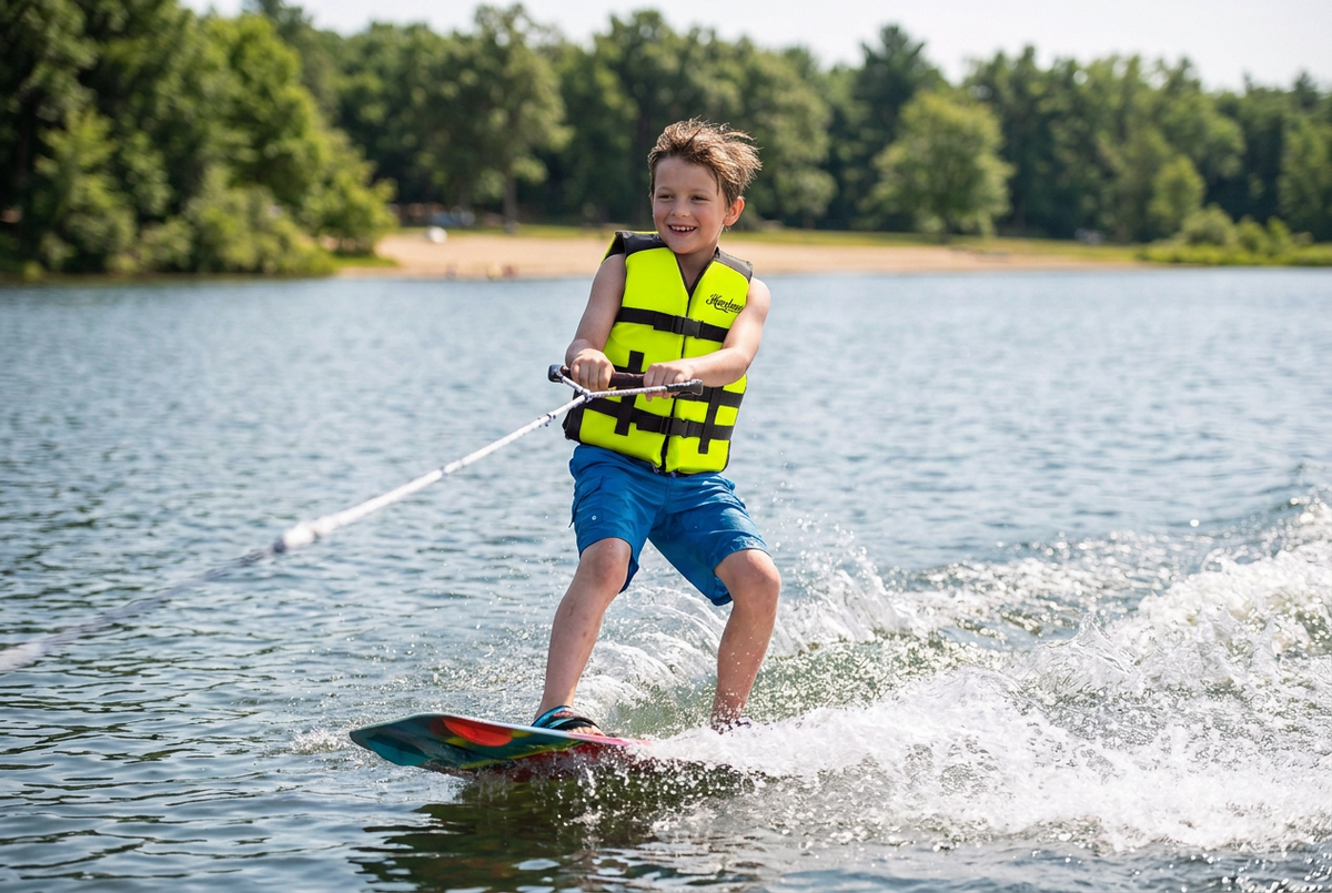 Hardcore Water Sports Premium Neo/Poly Life Jacket | USCG Approved Type III Life Vest for Waterskiing, Boating, Wakeboarding, Canoeing, Tubing