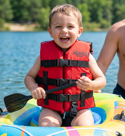 Hardcore Water Sports Premium Neo/Poly Life Jacket | USCG Approved Type III Life Vest for Waterskiing, Boating, Wakeboarding, Canoeing, Tubing