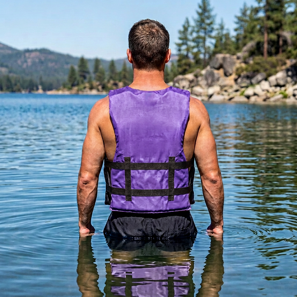 Hardcore Life Jacket Paddle Vest; Coast Guard Approved Type III PFD Life Vest Flotation Device; Jet ski, Wakeboard, Kayak; Ideal Extra Life Jacket for Your Pontoon Boat