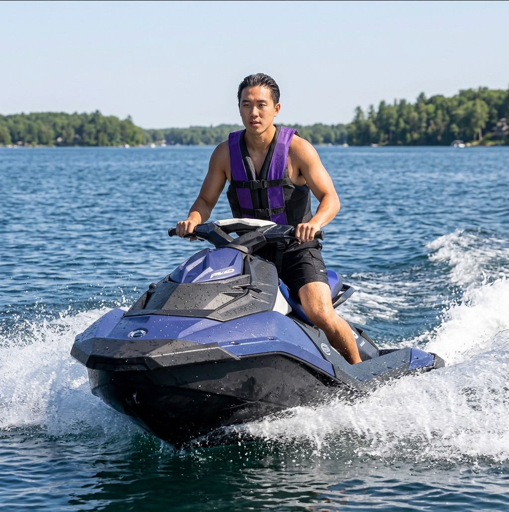 Hardcore life jacket paddle vest; Coast Guard approved Type III PFD life vest flotation device; Jet ski, wakeboard, kayak; Ideal extra life jacket for your pontoon boat w/ Leg Strap