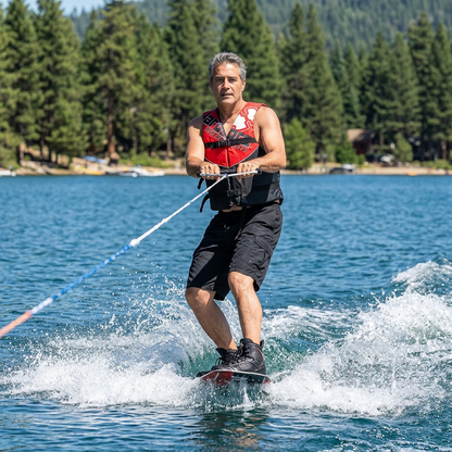 Hardcore USCG Type III Life Jacket PFD for Adults & Kids | Durable, Comfortable Ski Vest with Leg Strap for Watersports, Boating, Tubing & Enhanced Safety on the Water