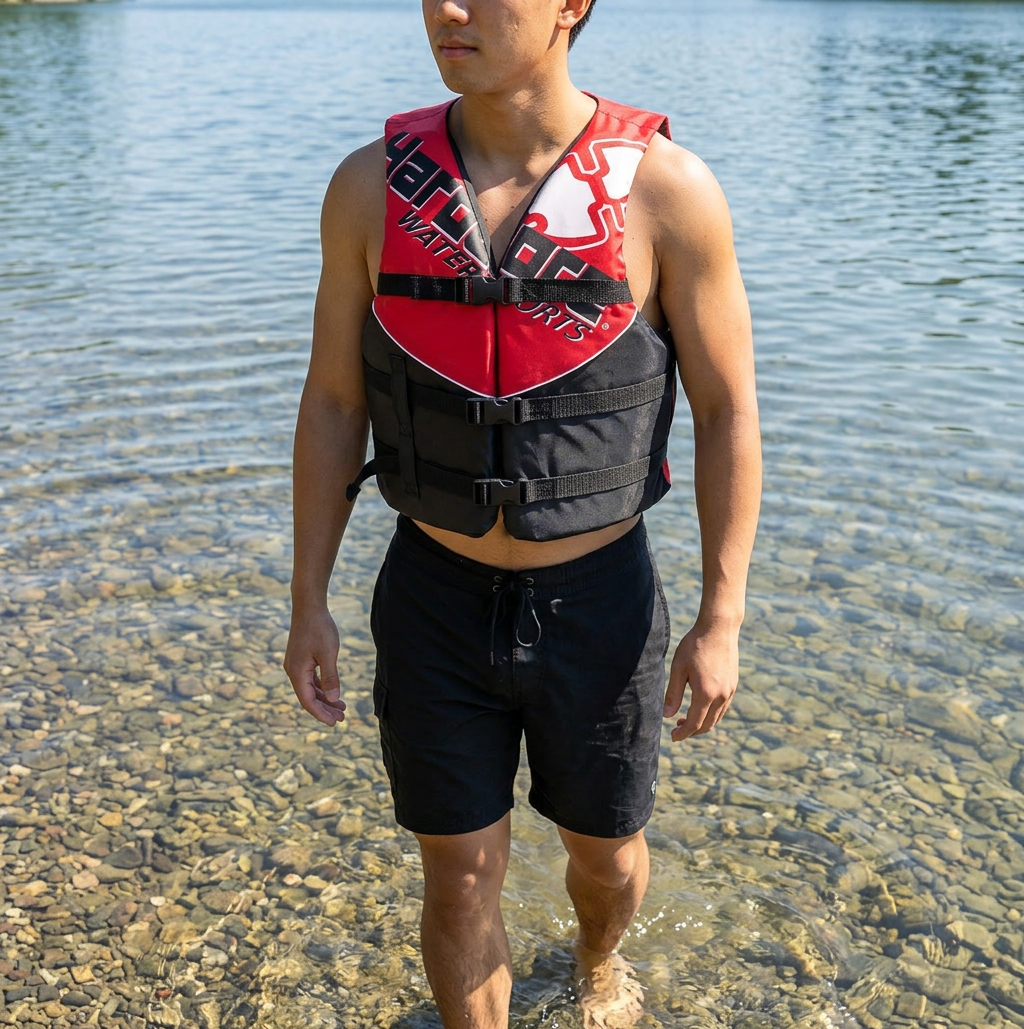 Hardcore Coast Guard Type III PFD for Youth Child Teen Adult; Life Vest Flotation Device; Life Jacket Paddle Vest for Big Kids, Jet ski, Wakeboard, Hardshell Kayak Life Jacket