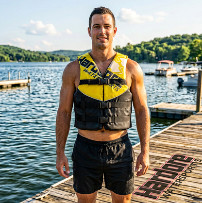 Hardcore Coast Guard Type III PFD for Youth Child Teen Adult; Life Vest Flotation Device; Life Jacket Paddle Vest for Big Kids, Jet ski, Wakeboard, Hardshell Kayak Life Jacket