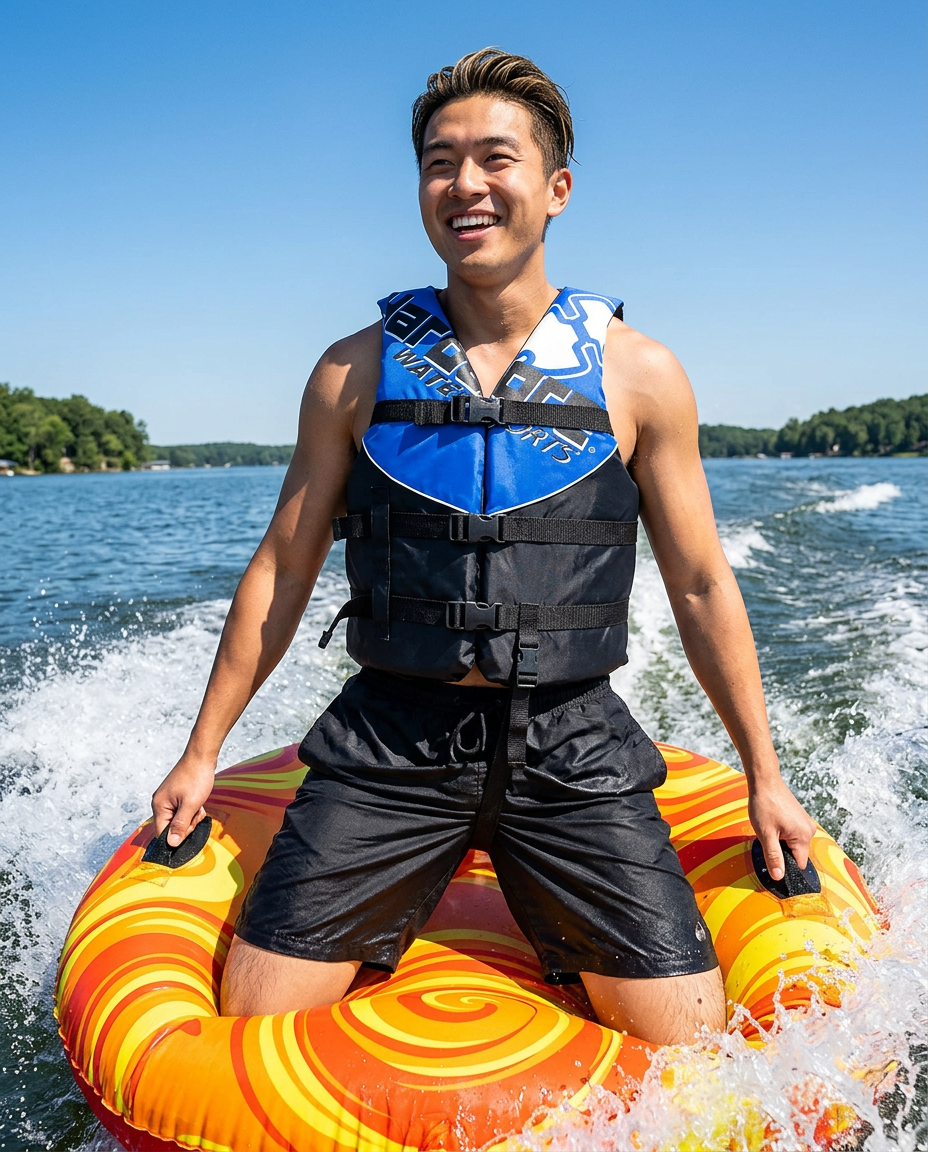 Hardcore USCG Type III Life Jacket PFD for Adults & Kids | Durable, Comfortable Ski Vest with Leg Strap for Watersports, Boating, Tubing & Enhanced Safety on the Water