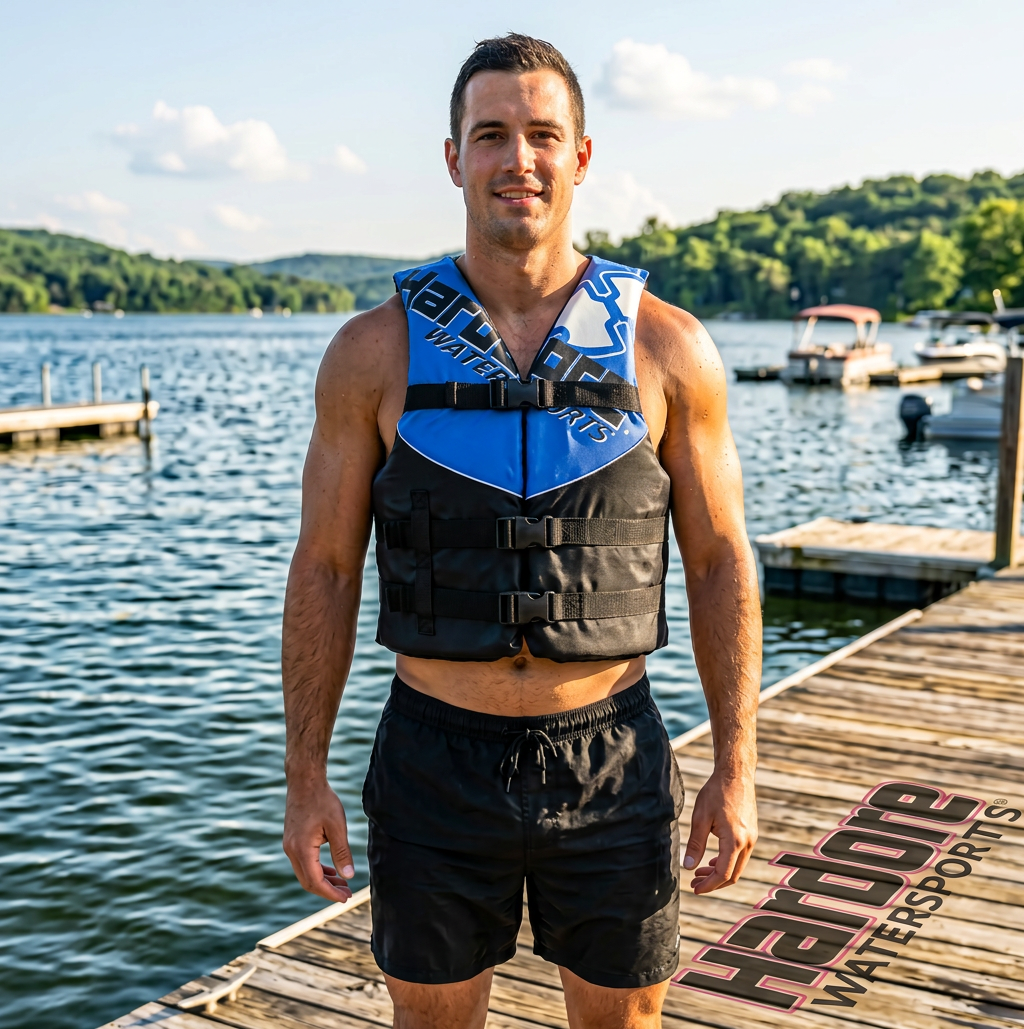 Hardcore Coast Guard Type III PFD for Youth Child Teen Adult; Life Vest Flotation Device; Life Jacket Paddle Vest for Big Kids, Jet ski, Wakeboard, Hardshell Kayak Life Jacket