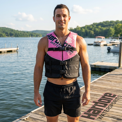 Hardcore Coast Guard Type III PFD for Youth Child Teen Adult; Life Vest Flotation Device; Life Jacket Paddle Vest for Big Kids, Jet ski, Wakeboard, Hardshell Kayak Life Jacket