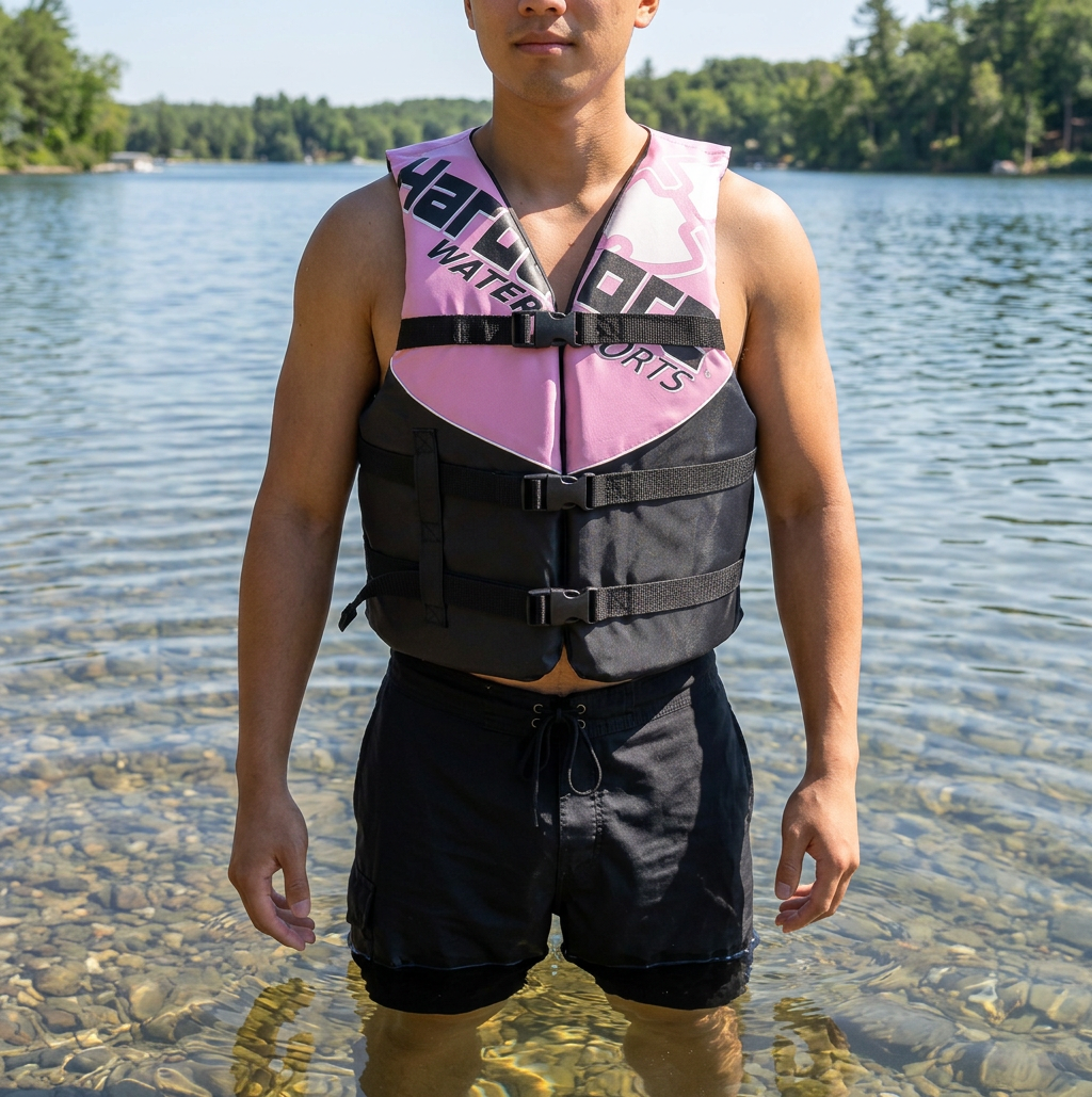 Hardcore Coast Guard Type III PFD for Youth Child Teen Adult; Life Vest Flotation Device; Life Jacket Paddle Vest for Big Kids, Jet ski, Wakeboard, Hardshell Kayak Life Jacket