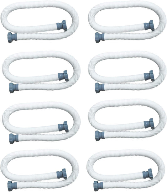 Intex 1.5 Inch Diameter Water Accessory Pool Pump Replacement Hose (8 Pack)