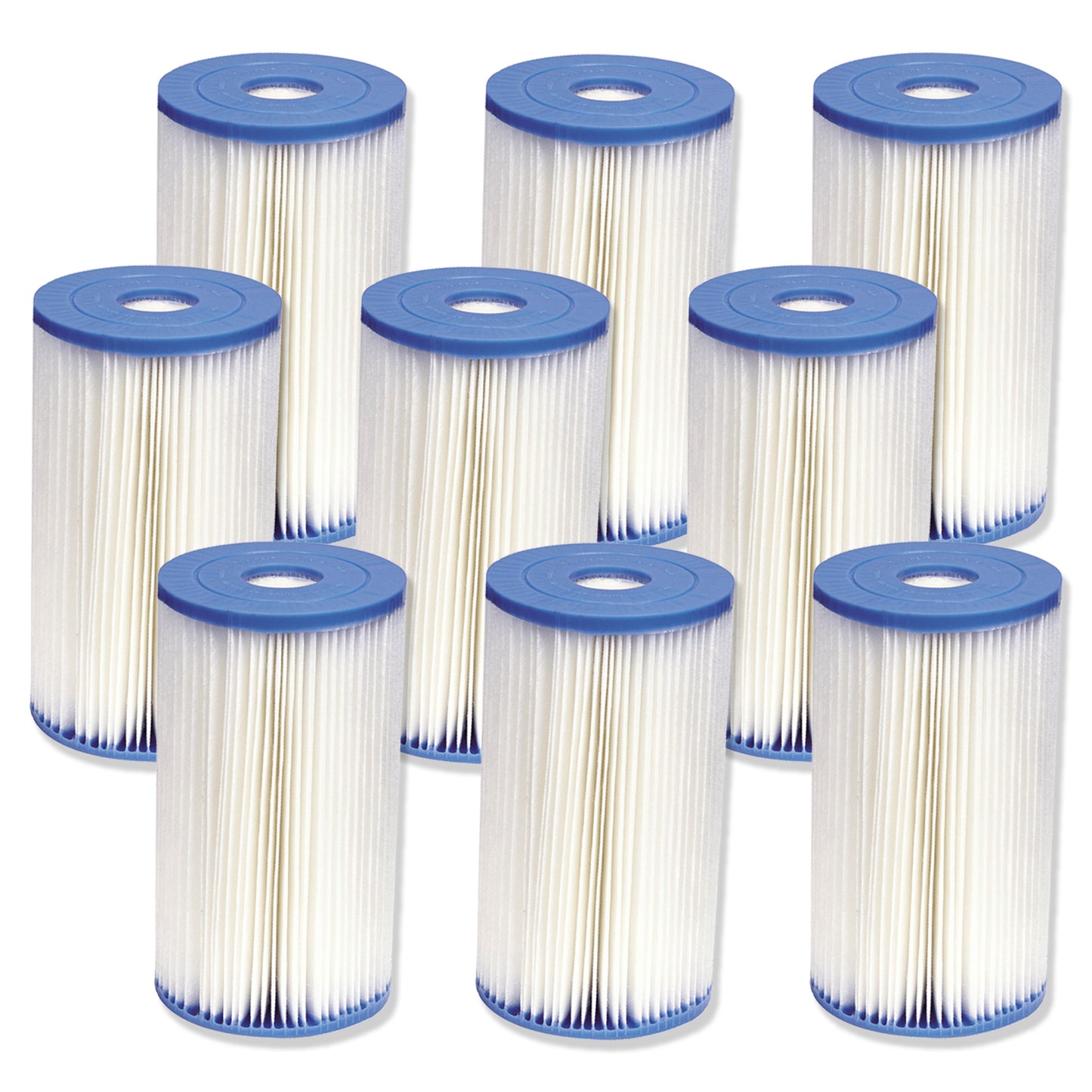 9 Pack Intex Type B Filter Cartridge for Above Ground Swimming Pool Pumps