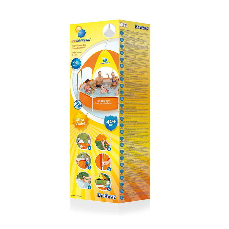 Bestway Splash-in-Shade Swimming Pool With Shade & Sprayer