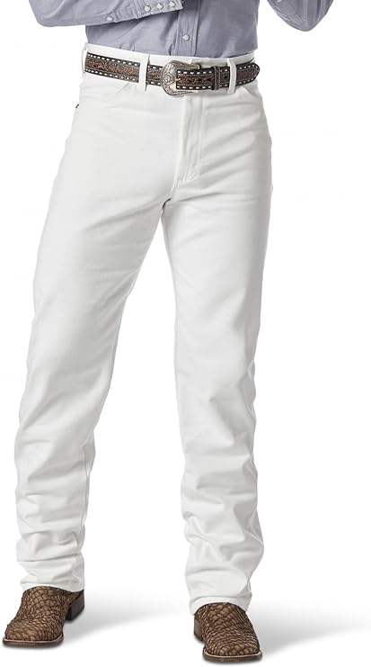 34X34 Original Fit Cowboy Cut Jeans White