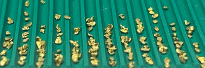 Sluice Box Rubber V Matting; Gold Sluice mat for fine Gold Recovery Set; Gold Prospecting Supplies; precut trimmable Size Selection, Black/Green Color, Mini Rib/Micro Rib Pattern