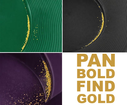 Compact Gold Prospecting Kit with 12" Pocket Sluice Box – Includes Miner’s Moss, Gold Trap Mat, Classifier Pan, Vials, and Tote Backpack