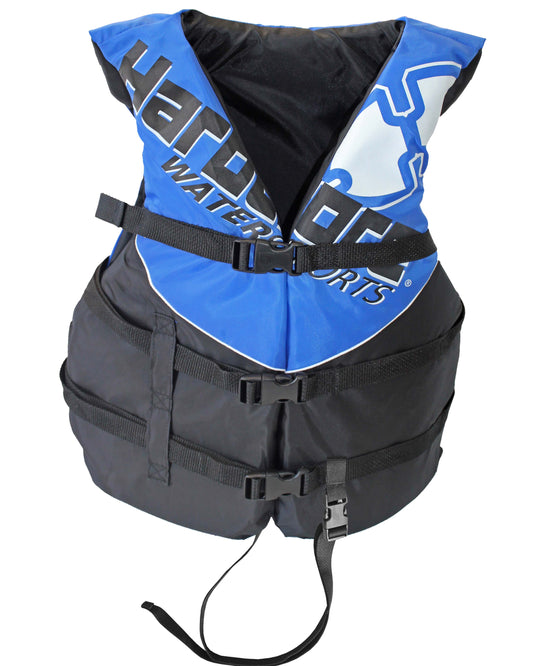 Hardcore USCG Type III Life Jacket PFD for Adults & Kids | Durable, Comfortable Ski Vest with Leg Strap for Watersports, Boating, Tubing & Enhanced Safety on the Water
