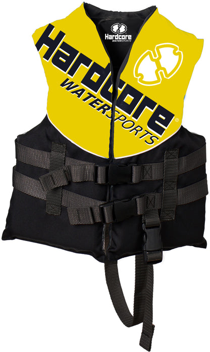 Hardcore USCG Type III Life Jacket PFD for Adults & Kids | Durable, Comfortable Ski Vest with Leg Strap for Watersports, Boating, Tubing & Enhanced Safety on the Water