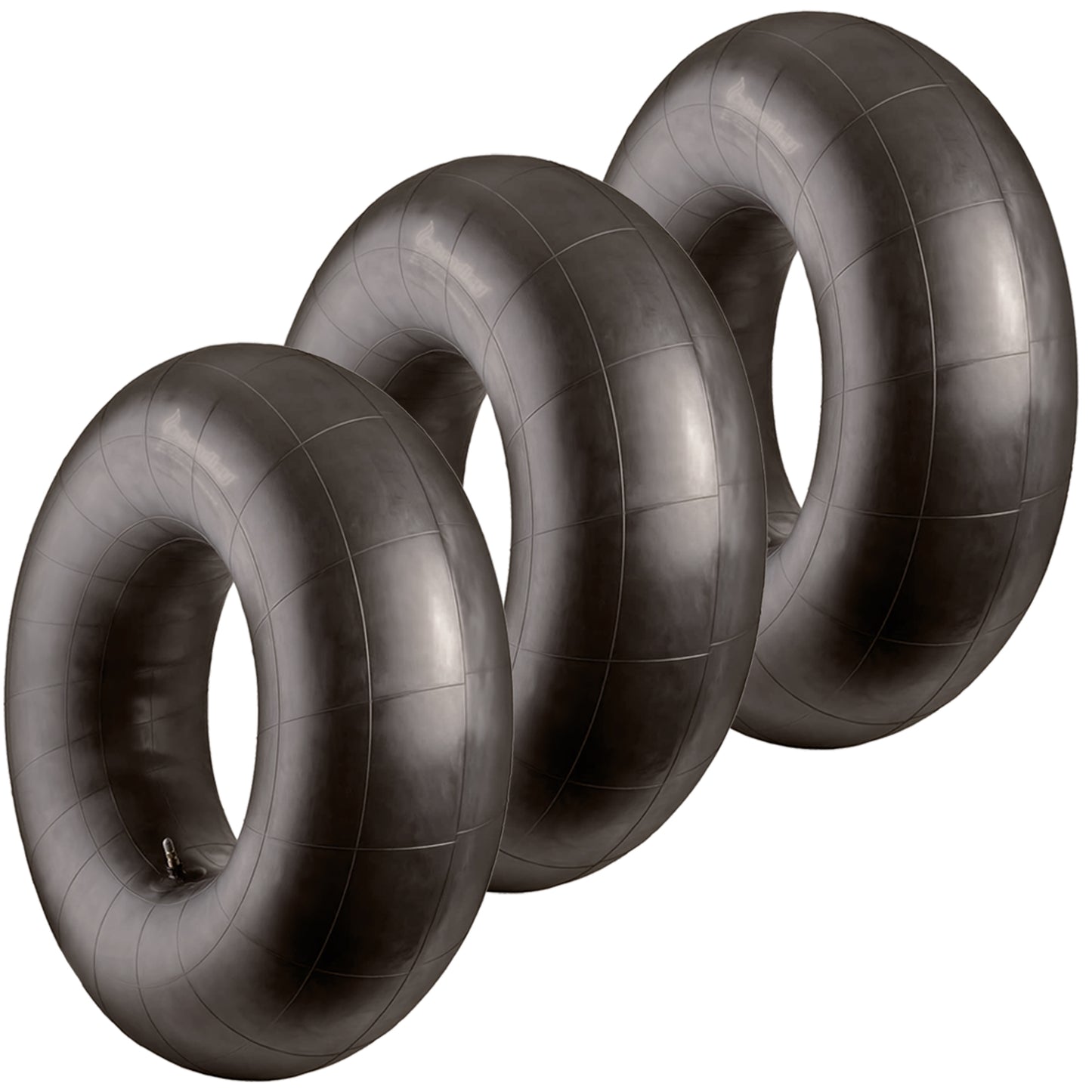 Bradley heavy duty butyl rubber snow innertubes for sledding; 3 Pack 44" #85146 Inner tubes for pool closing and for floating on the river.  Whitewater inner tube and inflatable inner tube sled