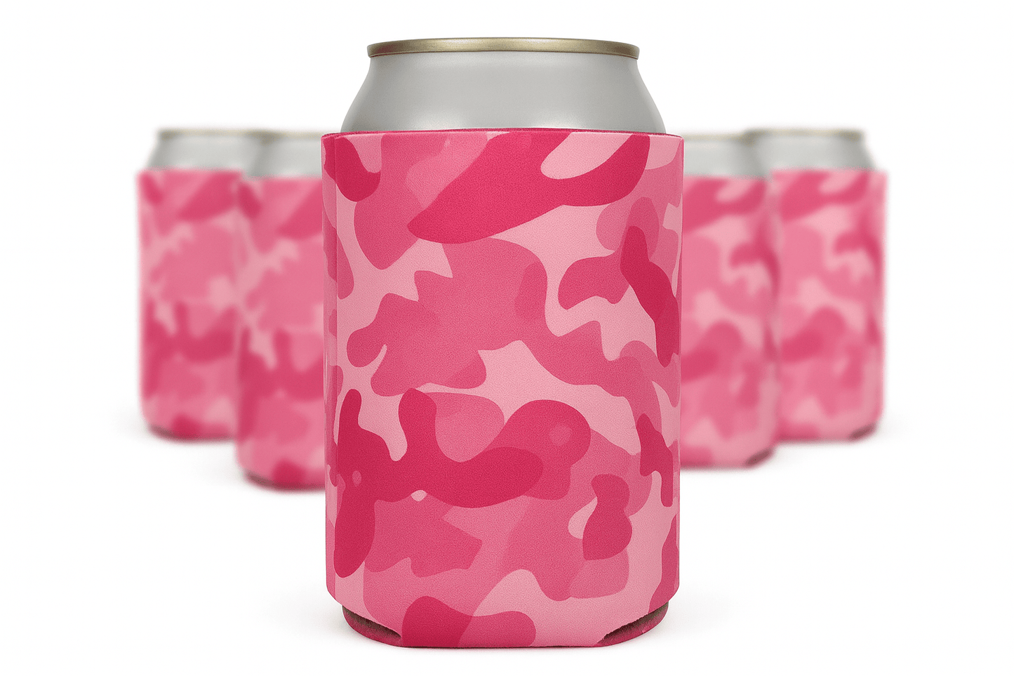 50-Pack Blank Can Coolers – Premium Collapsible Foam Beverage Insulators for 12oz Cans & Bottles – Customizable, Durable Drink Sleeves for Weddings, Parties, Events, Favors & Promotions