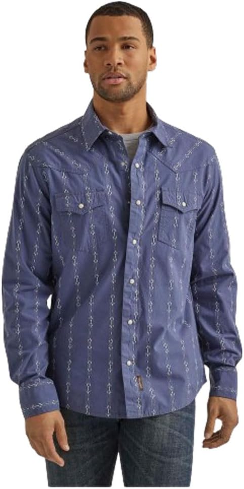 Retro Premium LS Shirt Indigo L