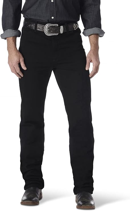 38x32 Slim Fit Cowboy Cut Jeans Black 936WBK