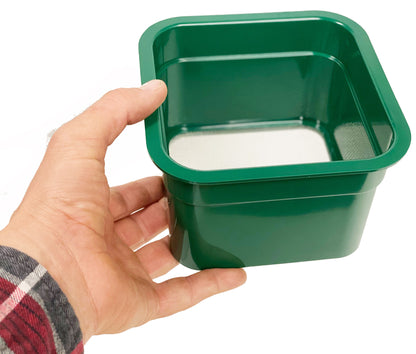 Compact Gold Prospecting Kit with 12" Pocket Sluice Box – Includes Miner’s Moss, Gold Trap Mat, Classifier Pan, Vials, and Tote Backpack