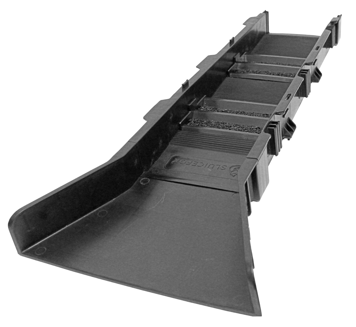 Sluice Fox Portable Expandable Sluice Box for Gold Mining and Prospecting; Includes miner's moss, Hungarian style riffles, and deep V riffles.  Essential tool for gold panning kits