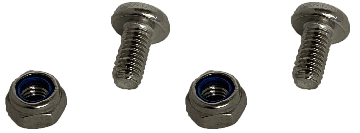 Sluice Fox Folding Aluminum Sluice Box Replacement Side Panel Bolts and Nuts- 2 Pack