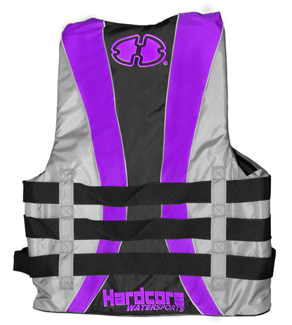 High-Performance Hardcore Adult Life Vest | USCG Approved Safety Flotation Device for Water Sports, Boating, and Outdoor Adventures | Fully Enclosed and Designed for Max Visibility