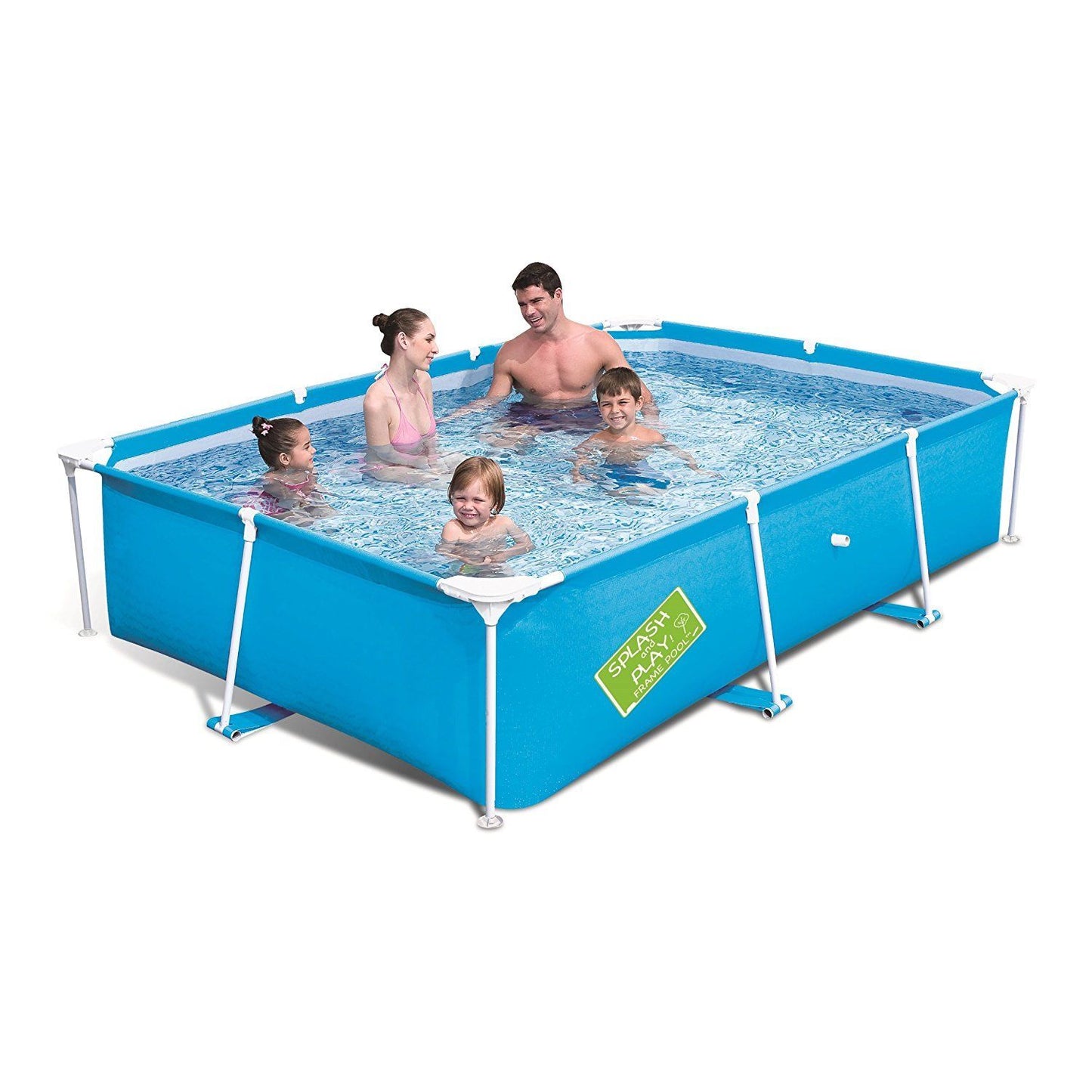 Bestway My First Frame Pool 102" x 67" x 24" Above Ground Swimming Wading Pool