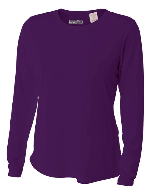Bradley Women's Casual Fit Long Sleeve Rash Guard Swim Shirt with UV Protection