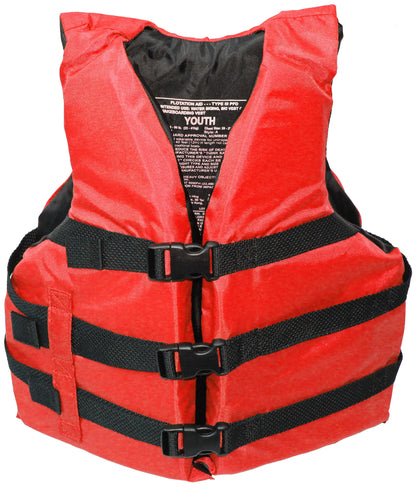Life jacket paddle vest; Coast Guard approved Type III PFD life vest flotation device; Jet ski, wakeboard, hardshell kayak life jacket; Ideal extra life jacket for pontoon boat