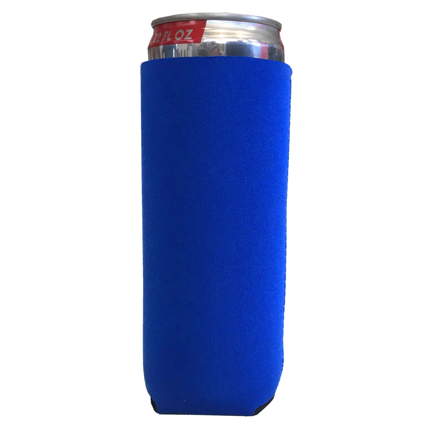 Neoprene 12 Ounce Slim Can Cooler Royal