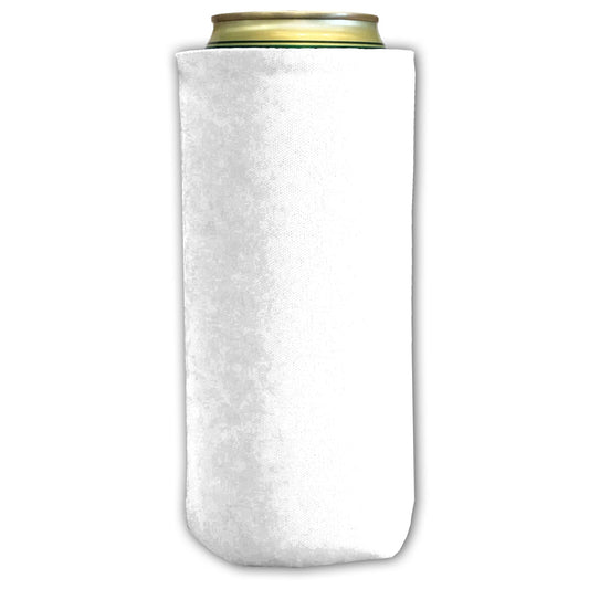 Large 24 oz. Can Cooler Beverage Insulator White