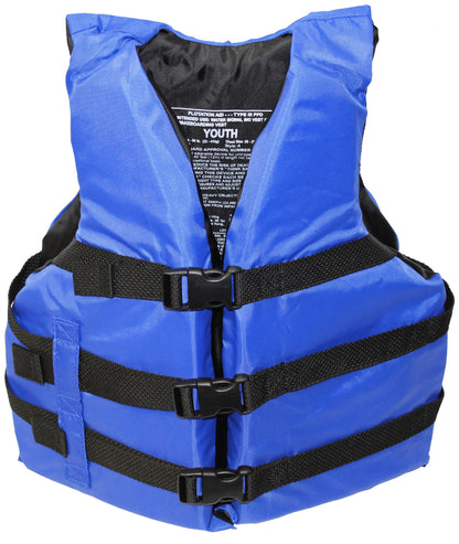 Life jacket paddle vest with Leg Strap; Coast Guard approved Type III PFD flotation device; Jet ski, wakeboard, hardshell kayak life jacket; Ideal extra life jacket for pontoon boat