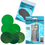 Repair Kit for Palm Leaf Mat | Vinyl glue | Green Multi Vinyl Patches