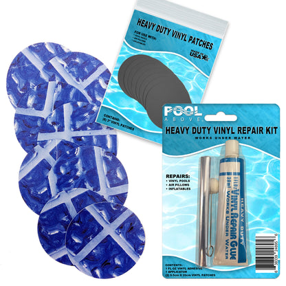 Repair Kit for Steel Pro Max Pool | Vinyl glue | Blue Print Patches
