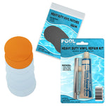 Repair Kit for Splash-in-Shade Pool | Vinyl glue | Blue and Orange Patches