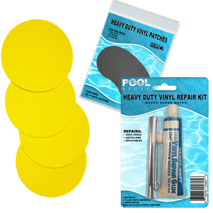 Repair Kit for Yellow Duck Ride On | Vinyl glue | Yellow Patches