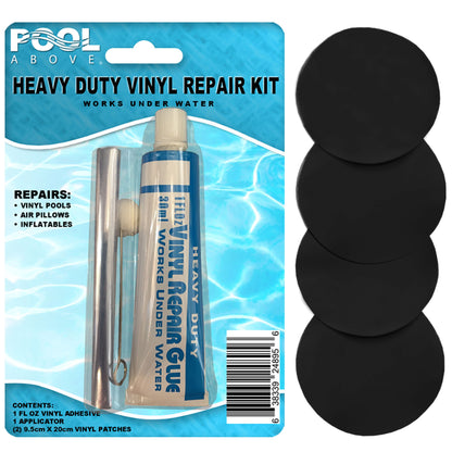 Repair Kit for Inflatable Pull-Out Couch | Airbed | Vinyl glue | Black Patches