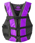 2 Pack Hardcore Adult Life Jacket PFD Type III Coast Guard Ski Vest Purple