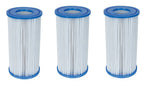 3 Pack Bestway Type III A/C Filter Cartridge for 1000 & 1500 GPH Filter Pumps