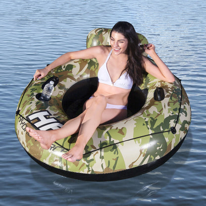 Bestway Hydro Force Camo Cruiser 53" Inflatable River Lake Pool Tube Float