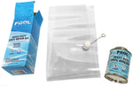 Pool Above Vinyl Repair Patch Kit with 4 oz. Glue | Works Under Water | Includes 24 pool liner patches