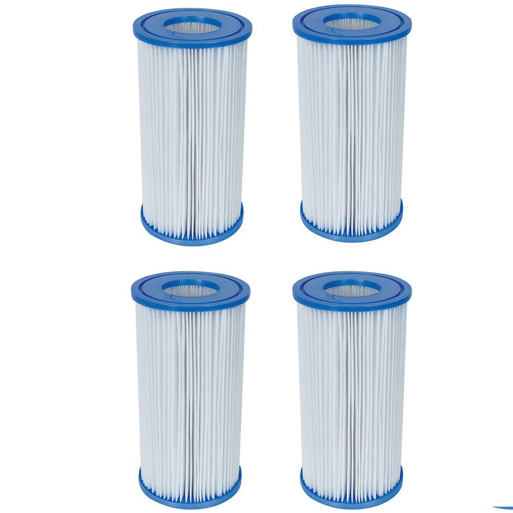4 Pack Bestway Type III A/C Filter Cartridge for 1000 & 1500 GPH Filter Pumps