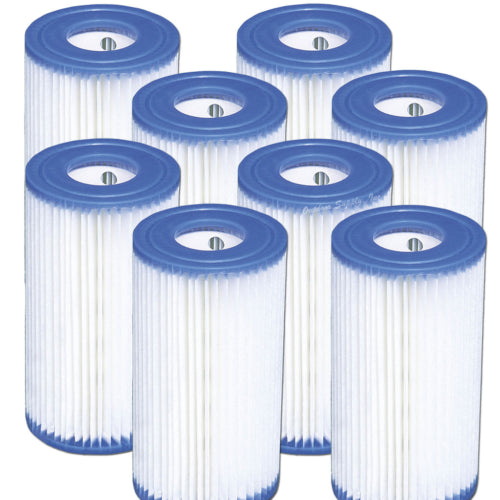8 Pack Intex Type A Filter Cartridge for Above Ground Swimming Pool Pumps