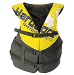 2 Pack Hardcore Adult Life Jacket PFD Type III Coast Guard Ski Vest Yellow HC110
