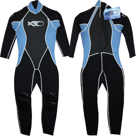 X2O Women's Full Wetsuit 3:2 Powder Blue - Medium