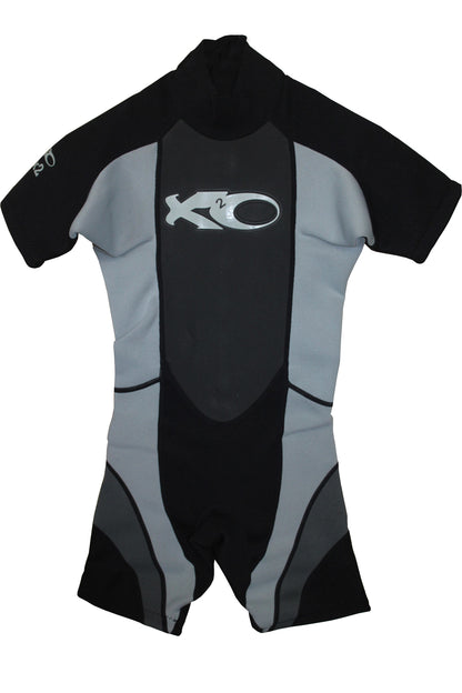 X2O Youth Shorty Wetsuit 3:2 Silver- Medium